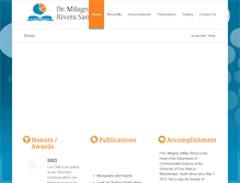 Tablet Screenshot of milagrosrivera.com